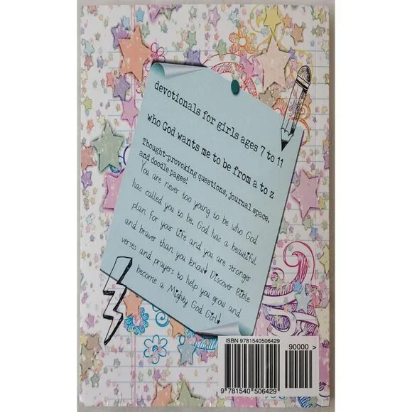 Mighty God Girls A To Z Devotionals Journal ages 7-11 By Mandy Fender 2016 - Picture 2 of 9
